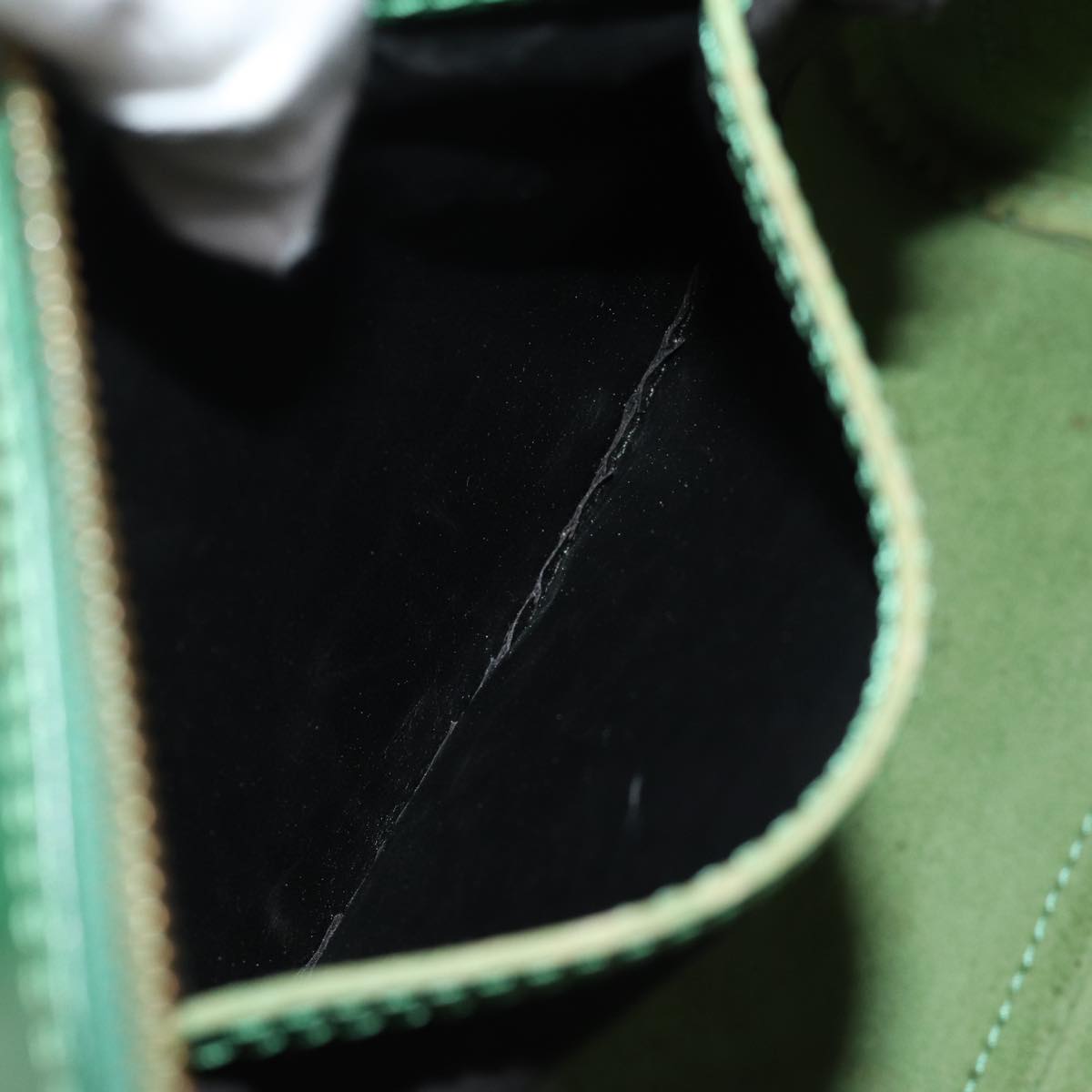 LOUIS VUITTON Epi Speedy 25 Hand Bag Borneo Green M43014 LV 74382