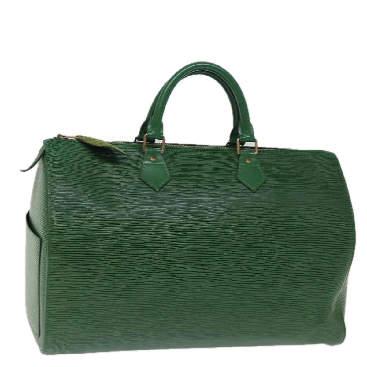LOUIS VUITTON Epi Speedy 35 Hand Bag Borneo Green M42994 LV 74383