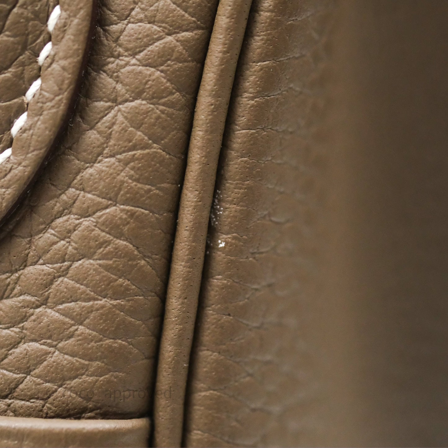 Hermès Lindy 30 Etoupe 18 Clemence Palladium Hardware