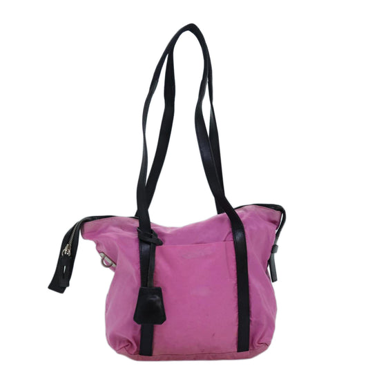 Luxury PradaShoulder Bag Nylon Pink 74400