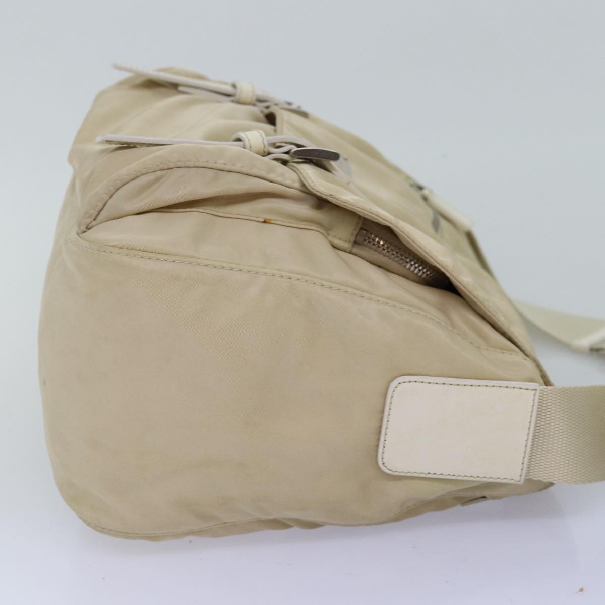 Luxury PradaShoulder Bag Nylon Beige 74401