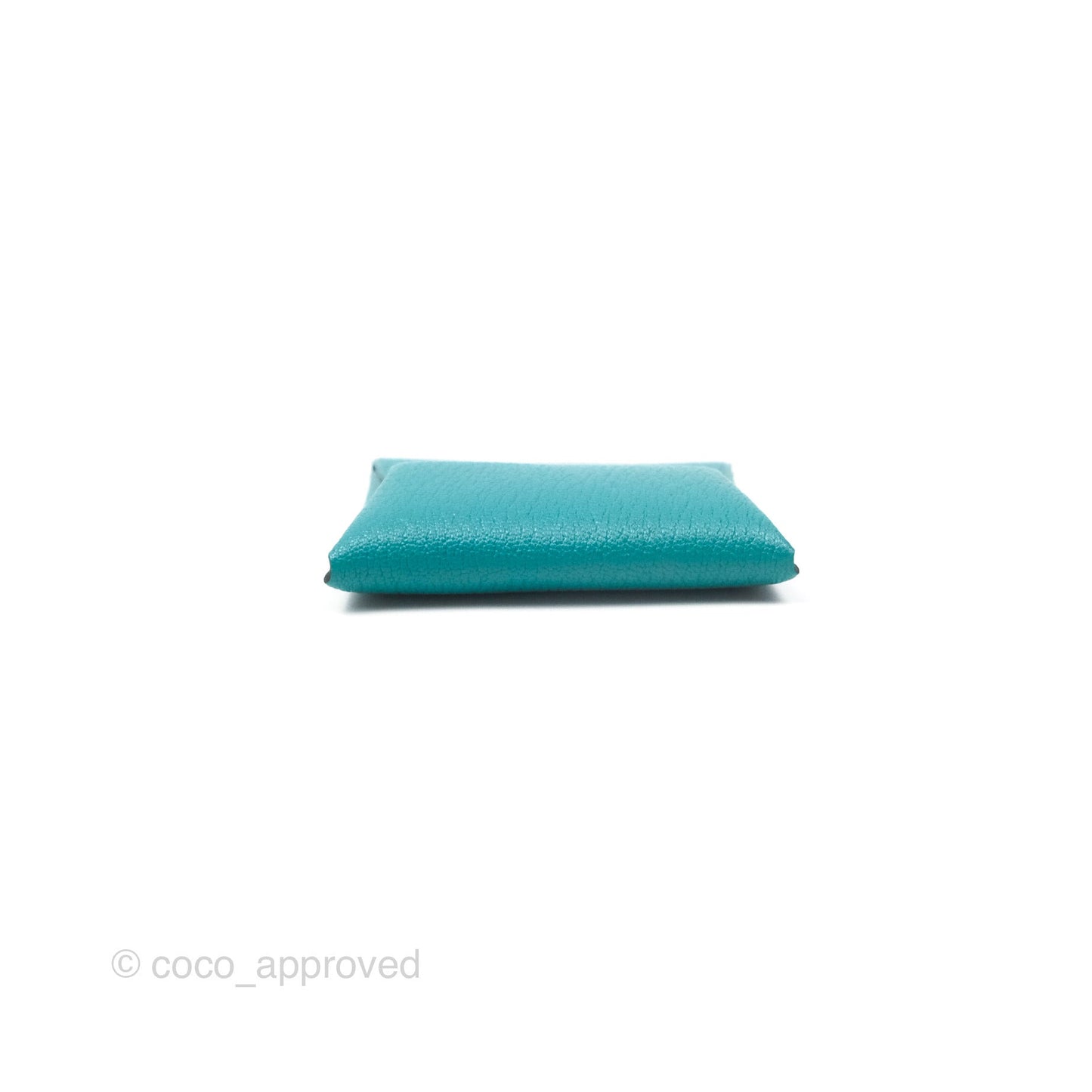 Hermès Bastia Coin Purse Green Chevre Mysore