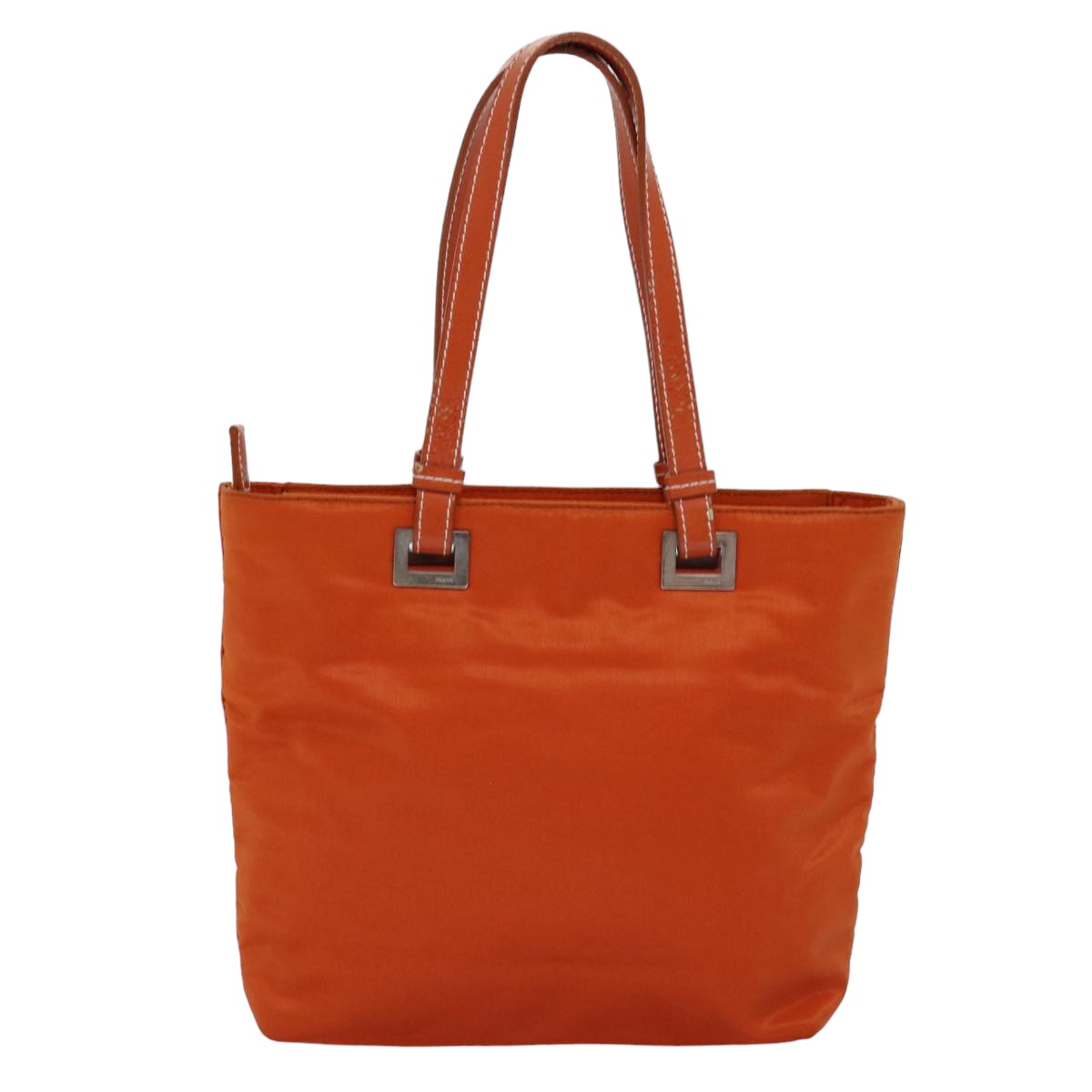 Luxury PradaHand Bag Nylon Orange 74418