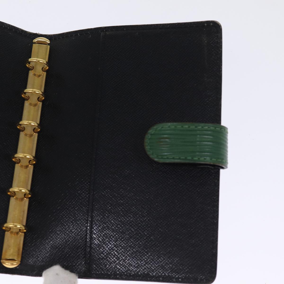LOUIS VUITTON Epi Agenda PM Day Planner Cover Green R20054 LV 74420