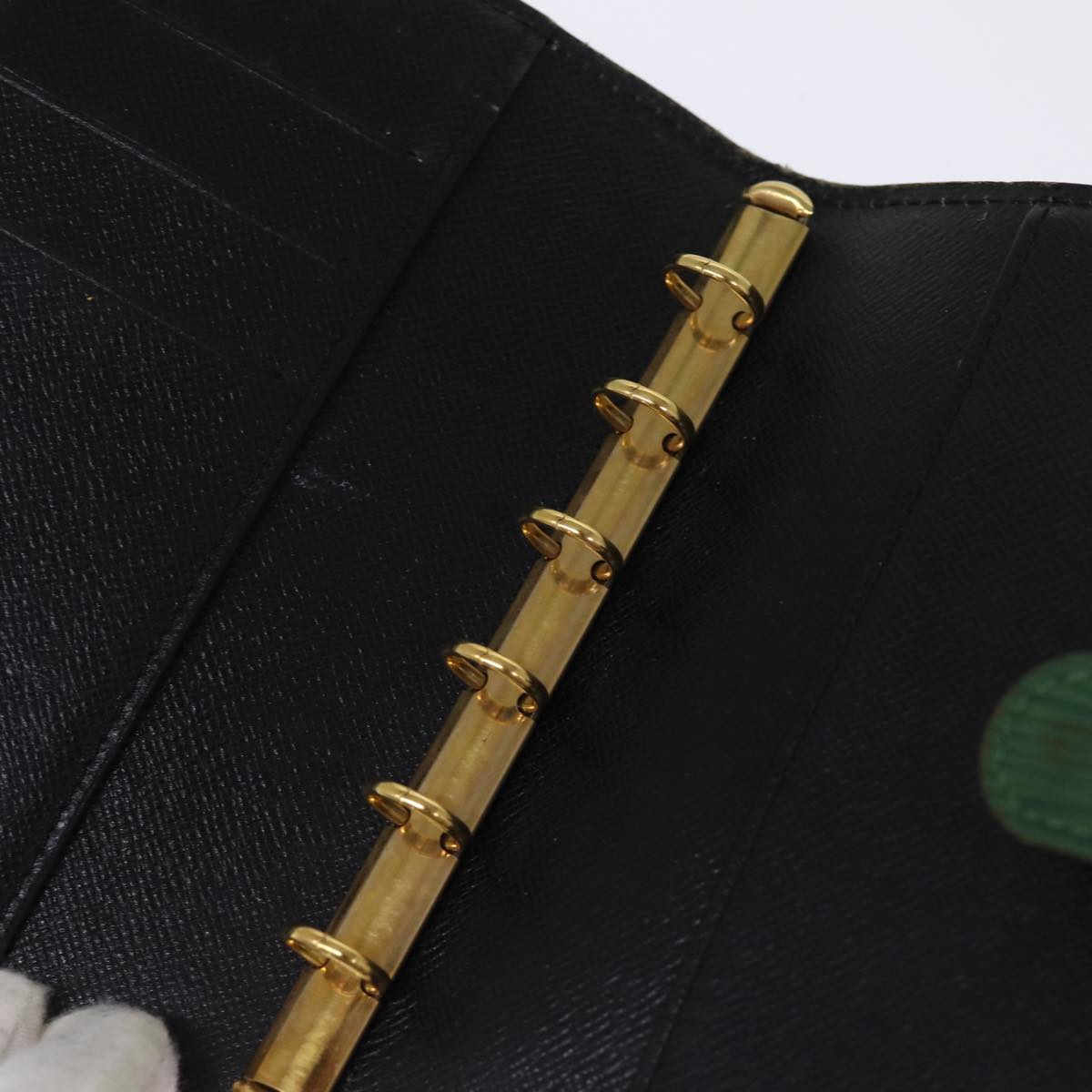 LOUIS VUITTON Epi Agenda PM Day Planner Cover Green R20054 LV 74420