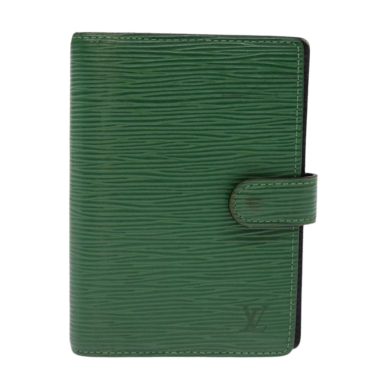 LOUIS VUITTON Epi Agenda PM Day Planner Cover Green R20054 LV 74420