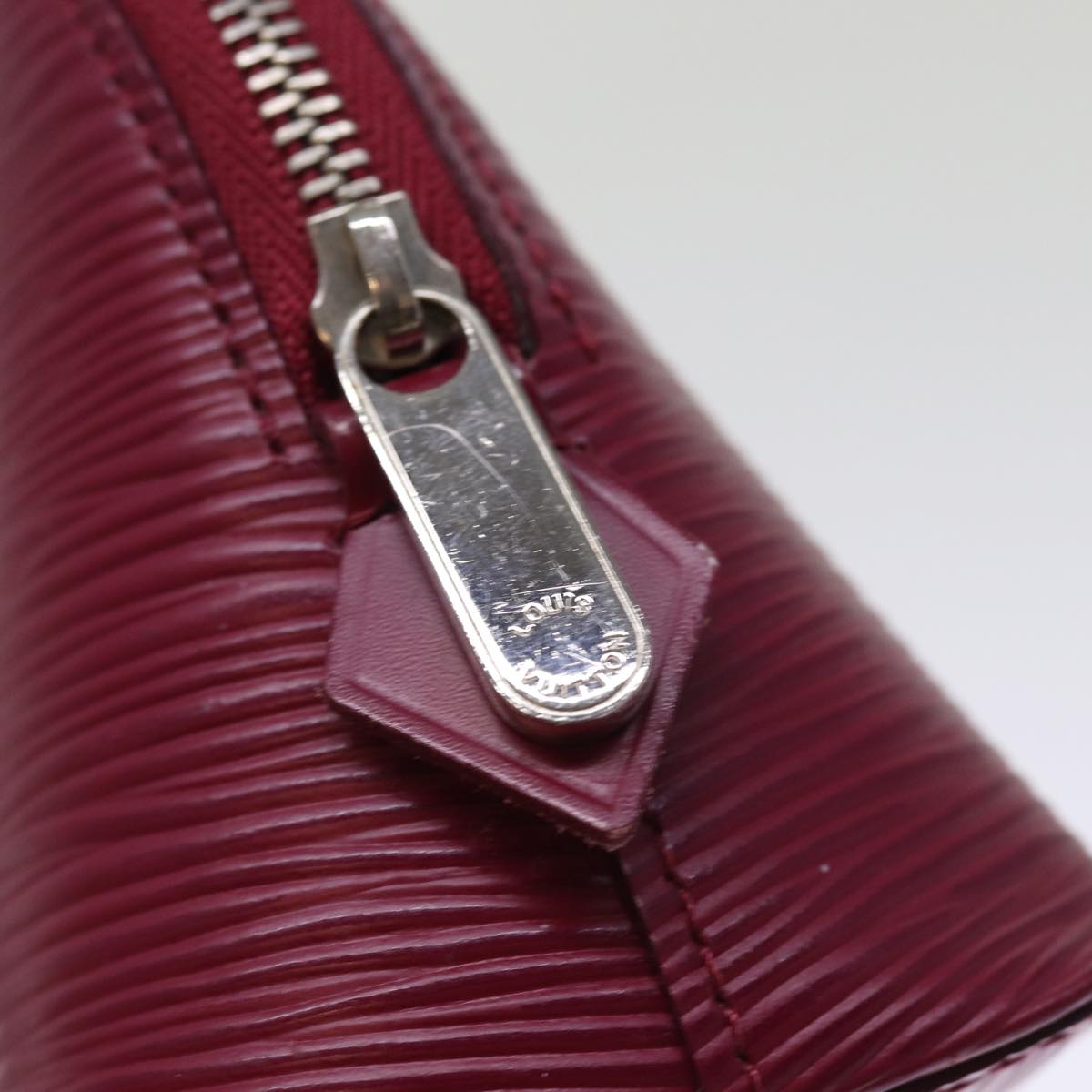 LOUIS VUITTON Epi Pochette Cosmetic PM Pouch Fuchsia M40641 LV 74421
