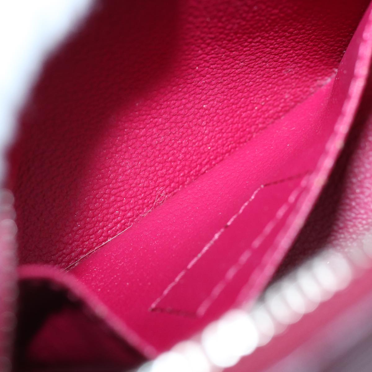 LOUIS VUITTON Epi Pochette Cosmetic PM Pouch Fuchsia M40641 LV 74421