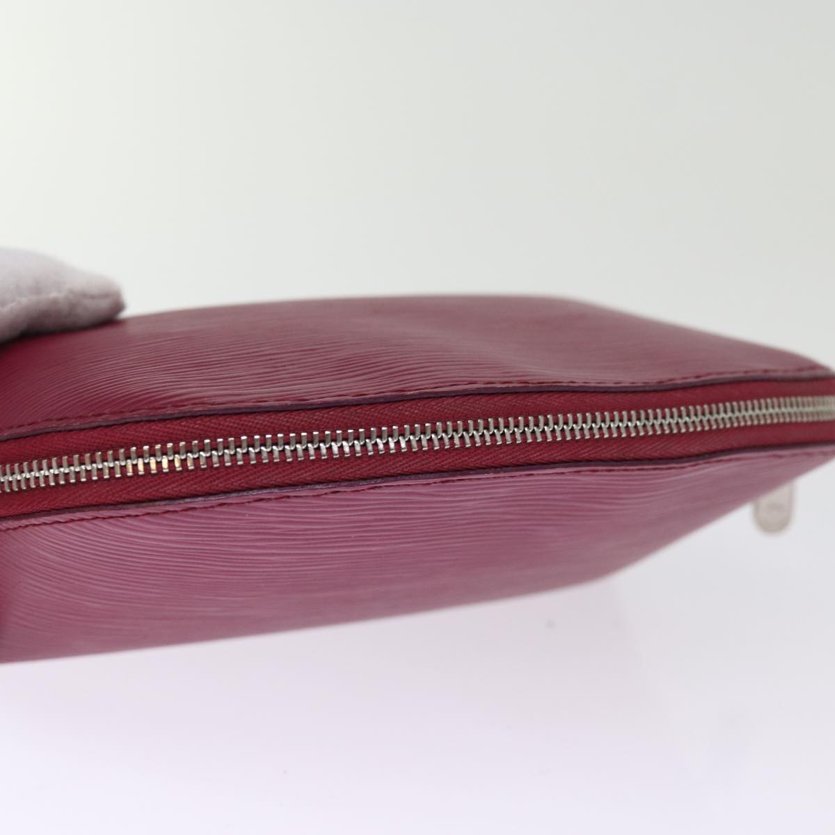 LOUIS VUITTON Epi Pochette Cosmetic PM Pouch Fuchsia M40641 LV 74421