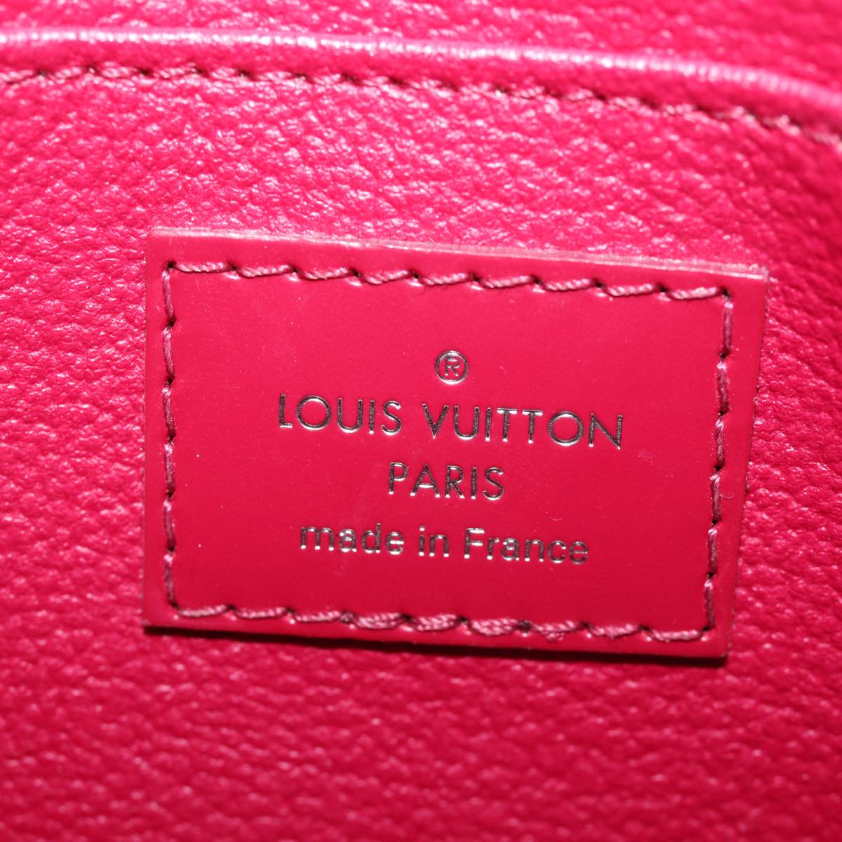 LOUIS VUITTON Epi Pochette Cosmetic PM Cosmetic Pouch Fuchsia M40641 74422
