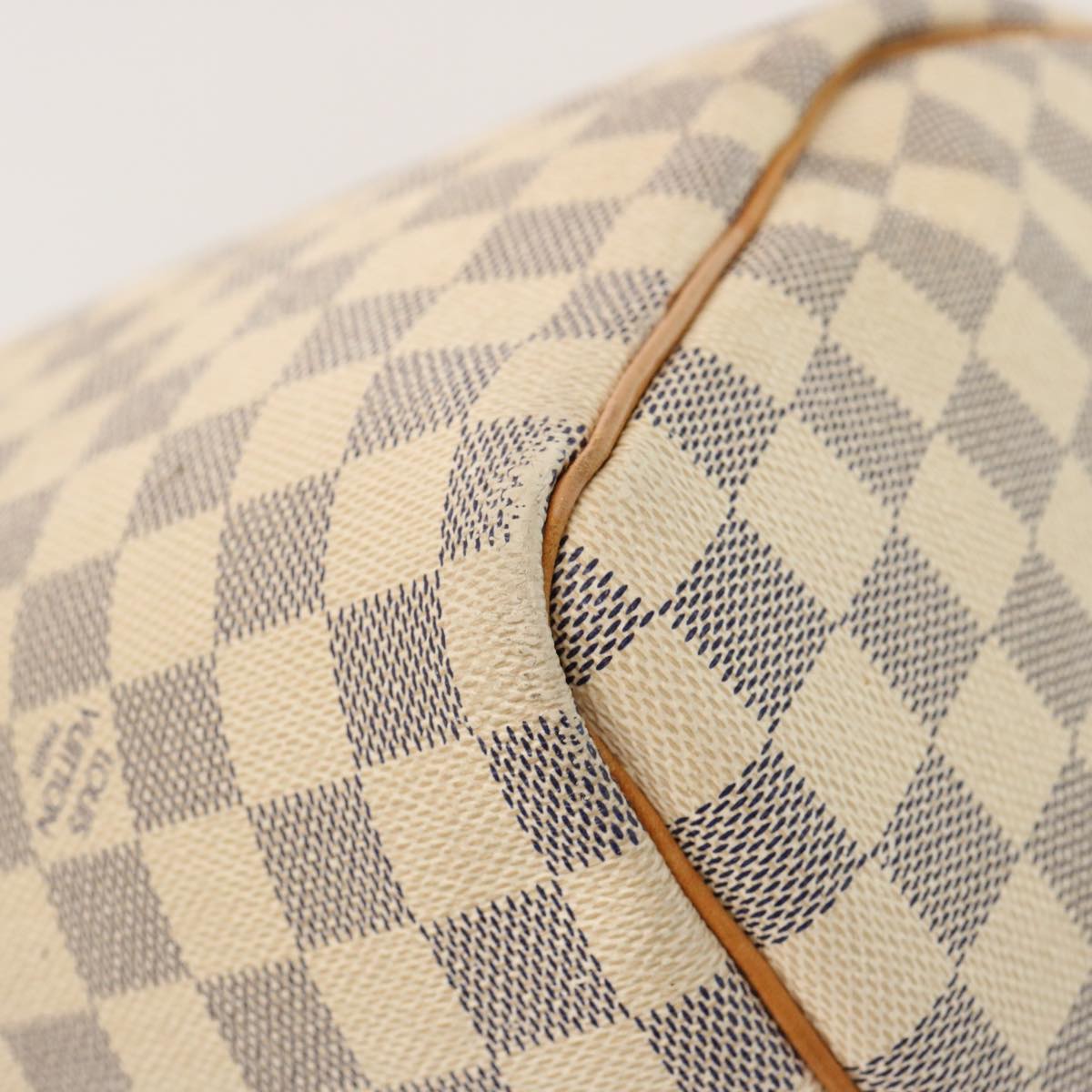 LOUIS VUITTON Damier Azur Speedy 30 Hand Bag N41533 LV 74433