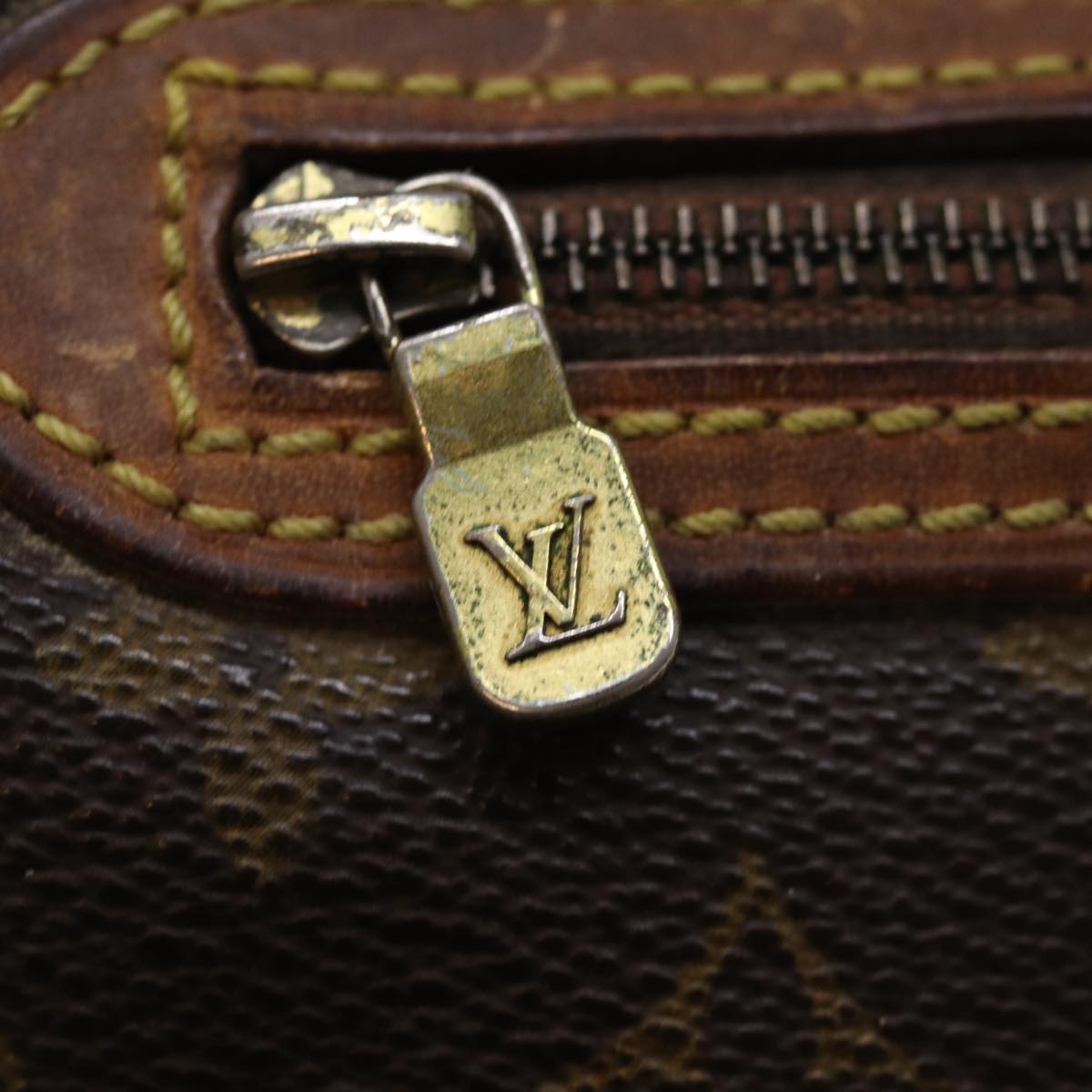 LOUIS VUITTON Monogram Marly Dragonne GM Clutch Bag M51825 LV 74438