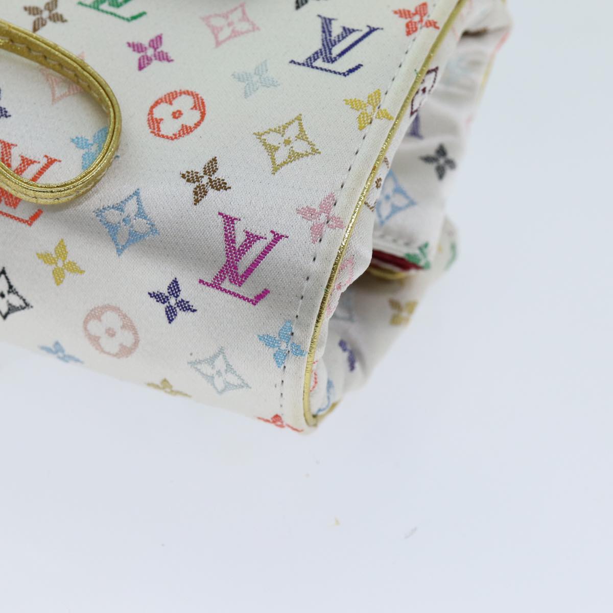 LOUIS VUITTON Multicolor Trousse Bijou Pliable Box White M92047 LV 74441A