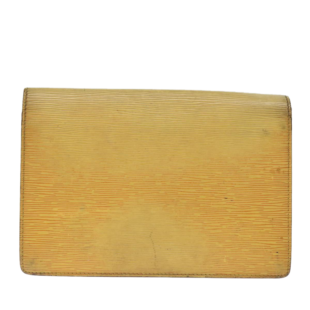 LOUIS VUITTON Epi Serie Dragonne Clutch Bag Winnipeg Beige M52616 LV 74445