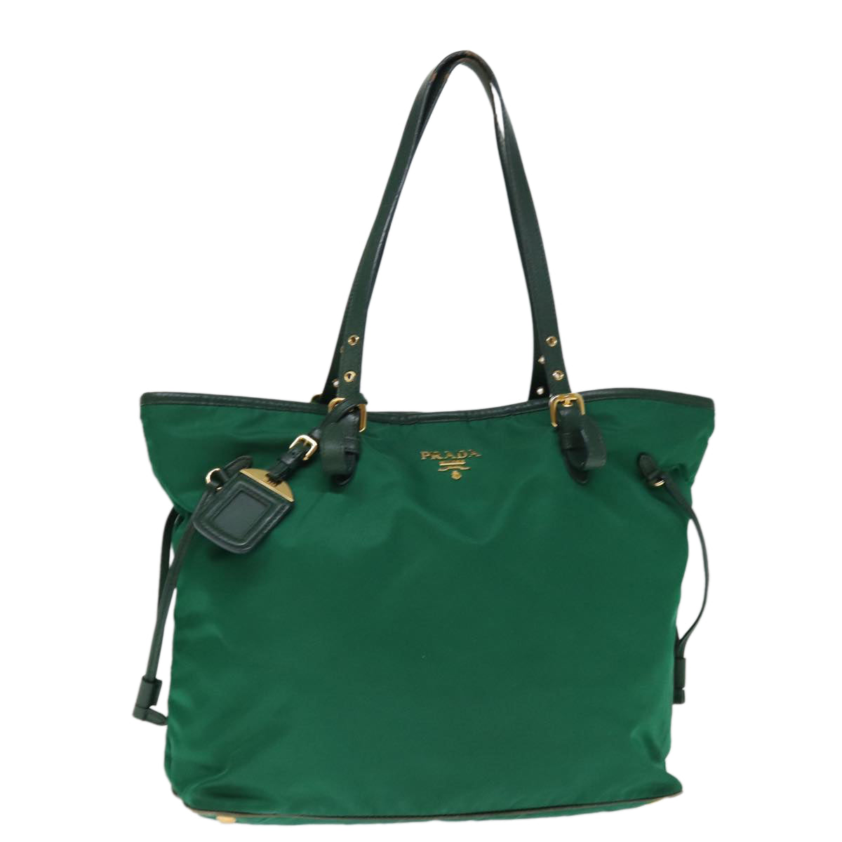 Luxury PradaTote Bag Nylon Green 74471