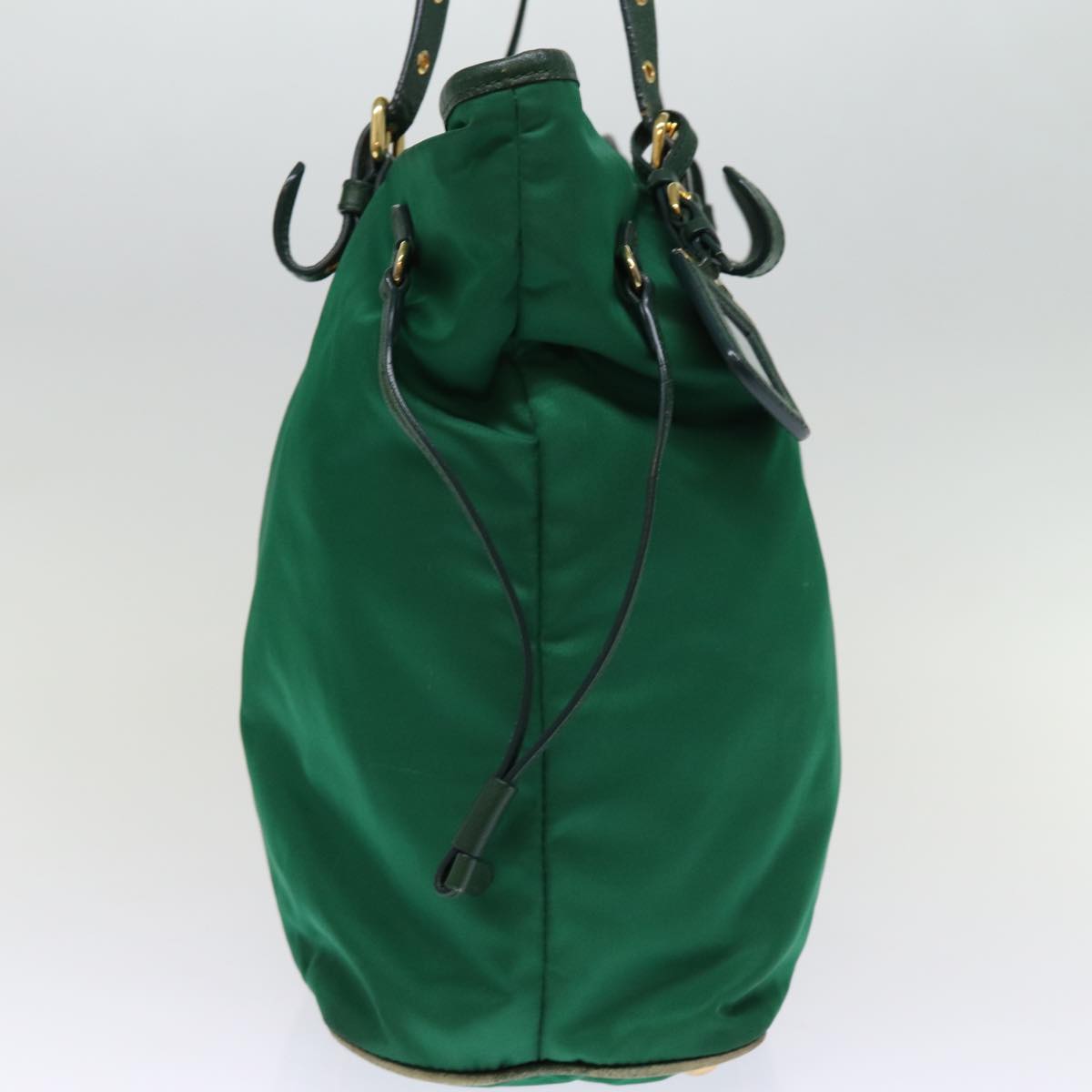 Luxury PradaTote Bag Nylon Green 74471