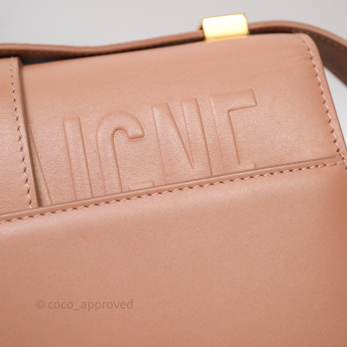 Christian Dior Small 30 Montaigne Bag Pink Calfskin Gold Hardware
