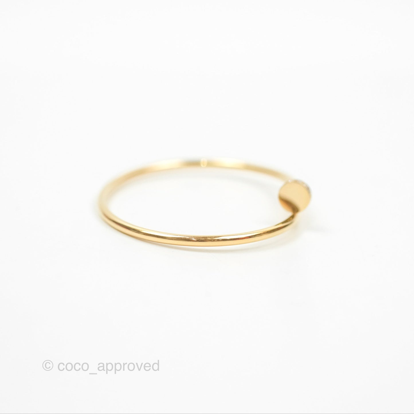 Cartier Small Juste Un Clou Bracelet 18K Yellow Gold Diamond