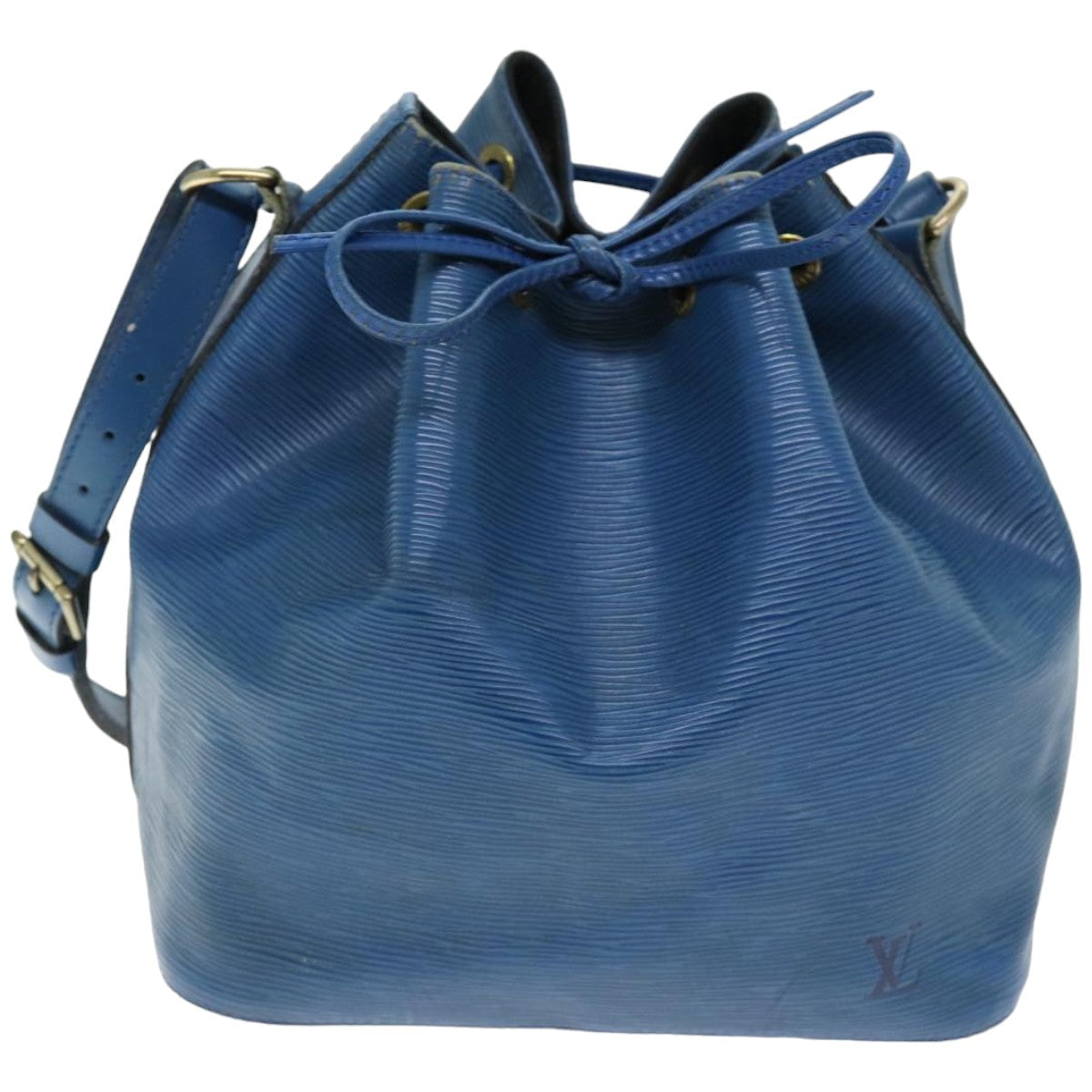 LOUIS VUITTON Epi Petit Noe Shoulder Bag Blue M44105 LV 74515