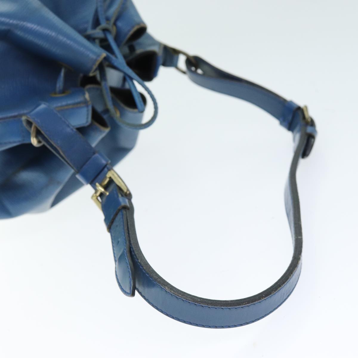 LOUIS VUITTON Epi Petit Noe Shoulder Bag Blue M44105 LV 74516