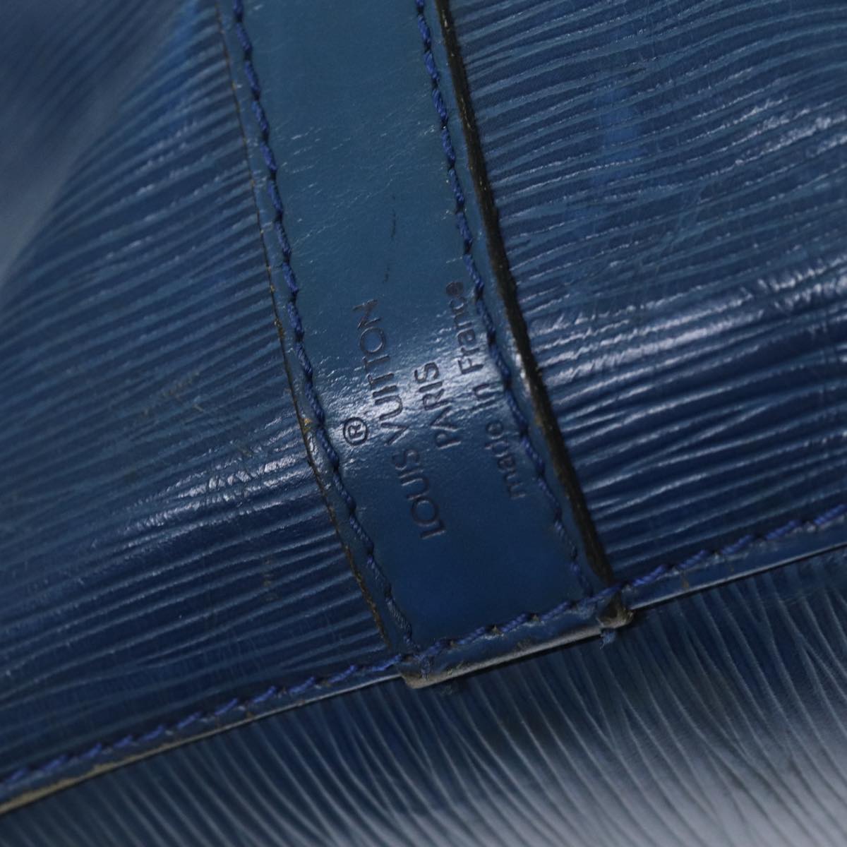 LOUIS VUITTON Epi Petit Noe Shoulder Bag Blue M44105 LV 74516