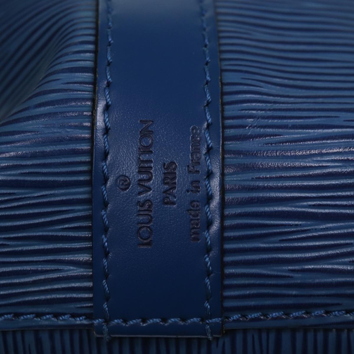 LOUIS VUITTON Epi Petit Noe Shoulder Bag Blue M44105 LV 74517