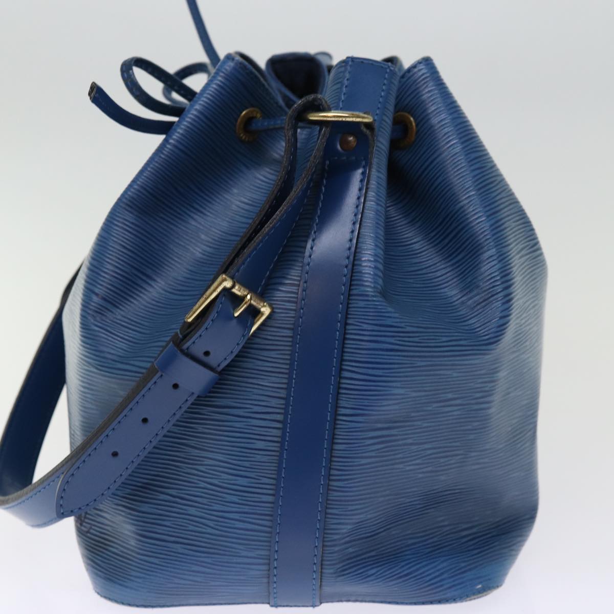LOUIS VUITTON Epi Petit Noe Shoulder Bag Blue M44105 LV 74517