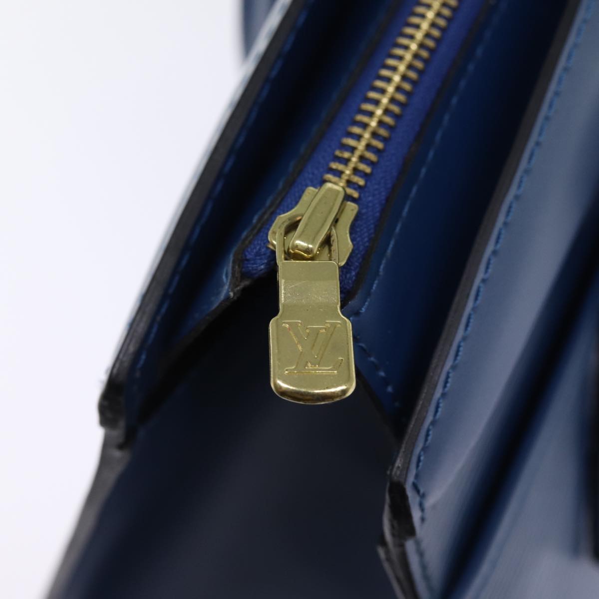 LOUIS VUITTON Epi Riviera Hand Bag Blue M48185 LV 74519