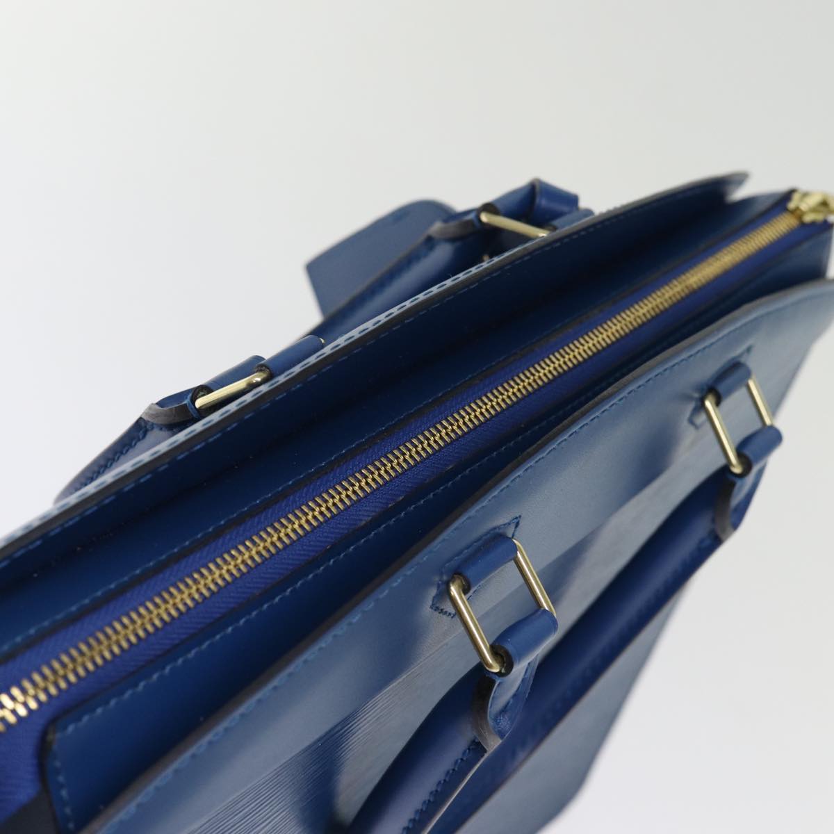 LOUIS VUITTON Epi Riviera Hand Bag Blue M48185 LV 74519