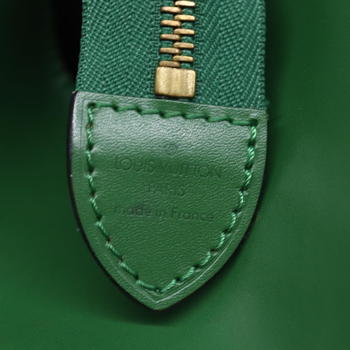 LOUIS VUITTON Epi Riviera Hand Bag Green M48184 LV 74520