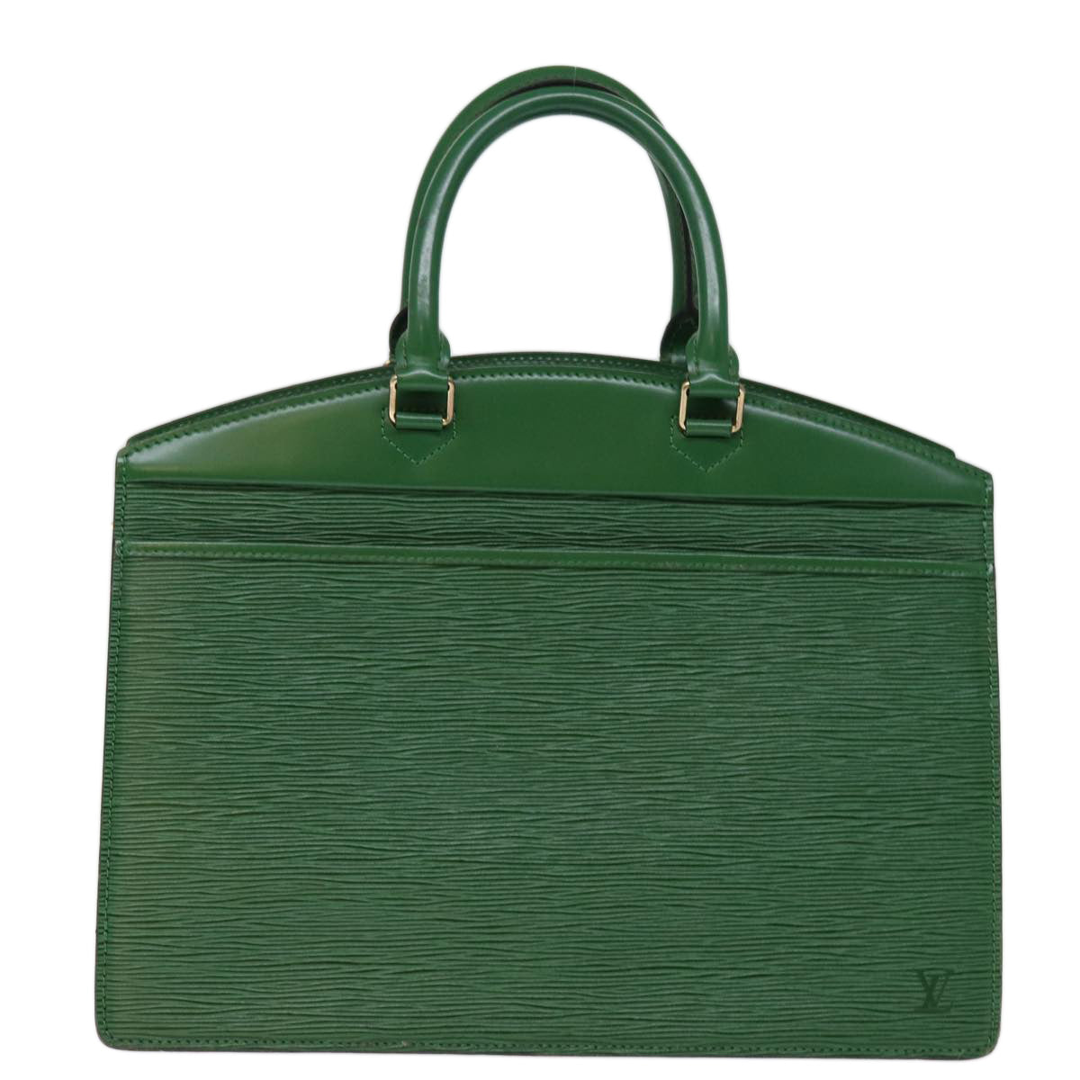 LOUIS VUITTON Epi Riviera Hand Bag Green M48184 LV 74520