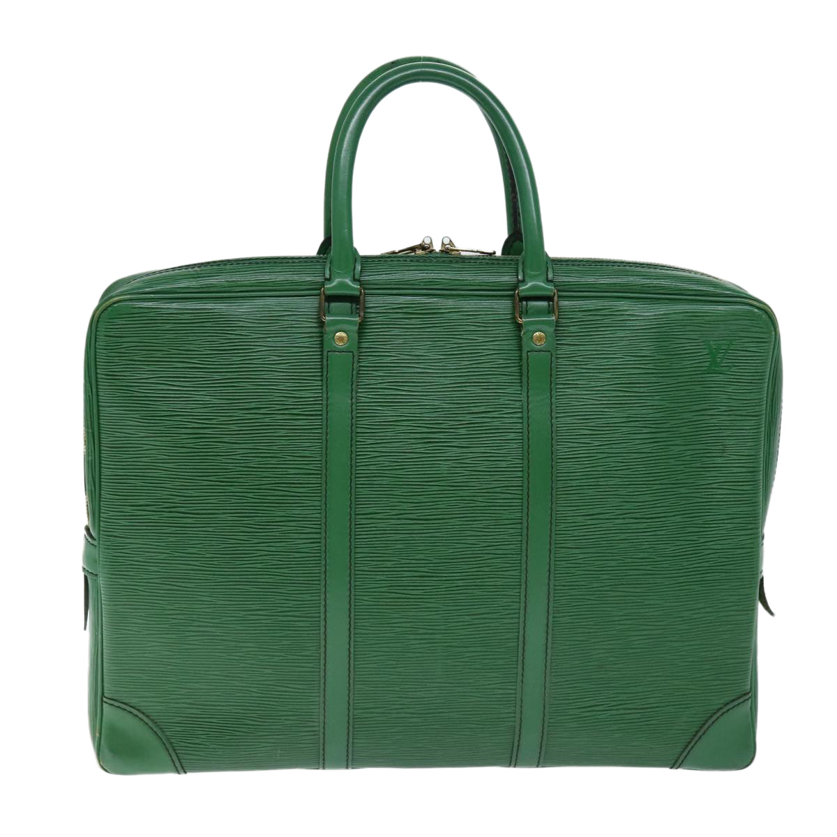 LOUIS VUITTON Epi Porte Documents Voyage Business Bag Green M54474 LV 74522