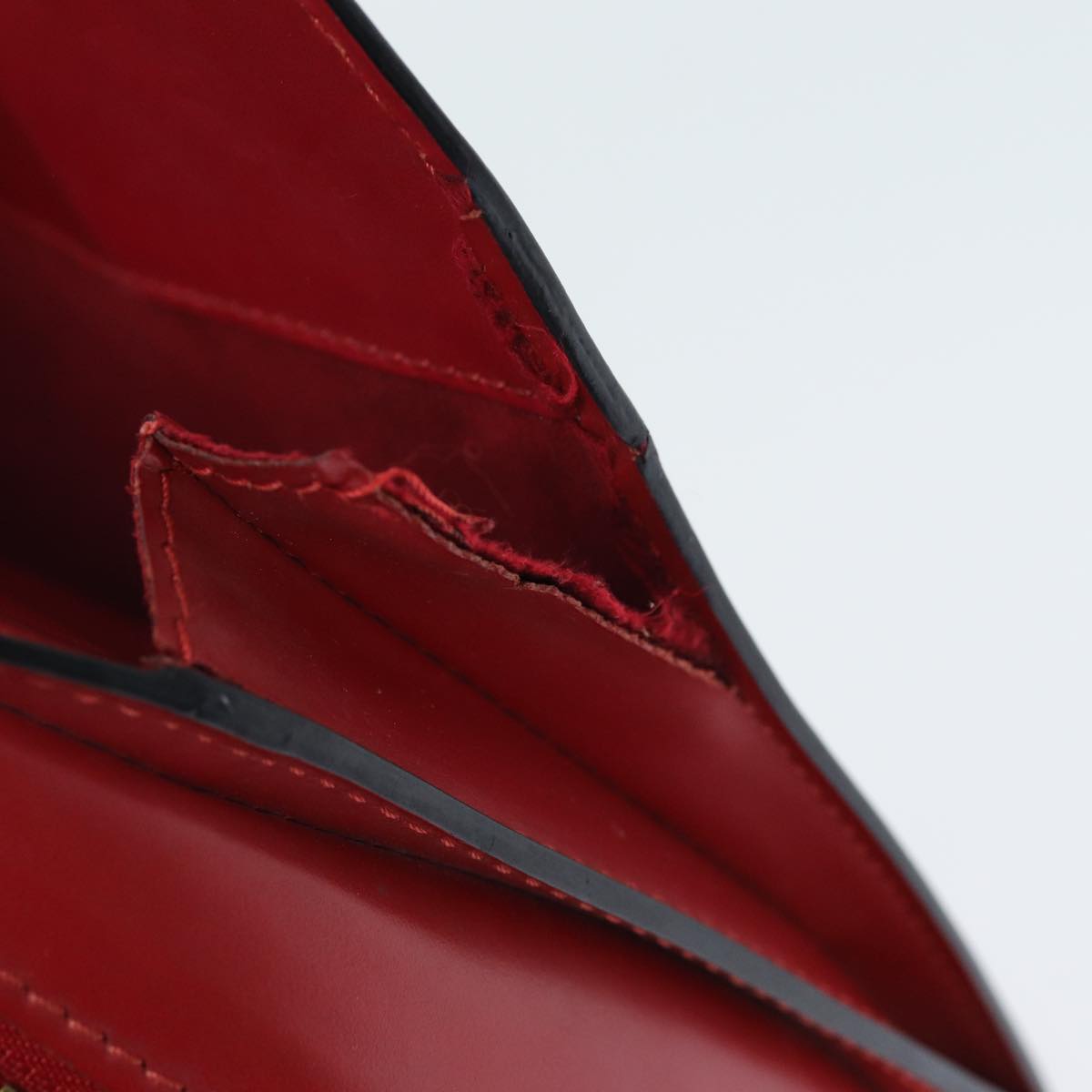 LOUIS VUITTON Epi Pont Neuf Hand Bag Red M52057 LV 74524