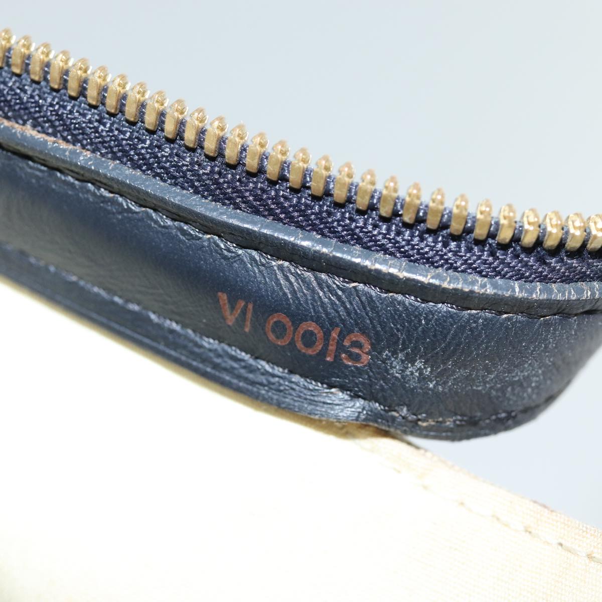 LOUIS VUITTON Monogram Mini Josephine GM Hand Bag Blue M92211 LV 74533