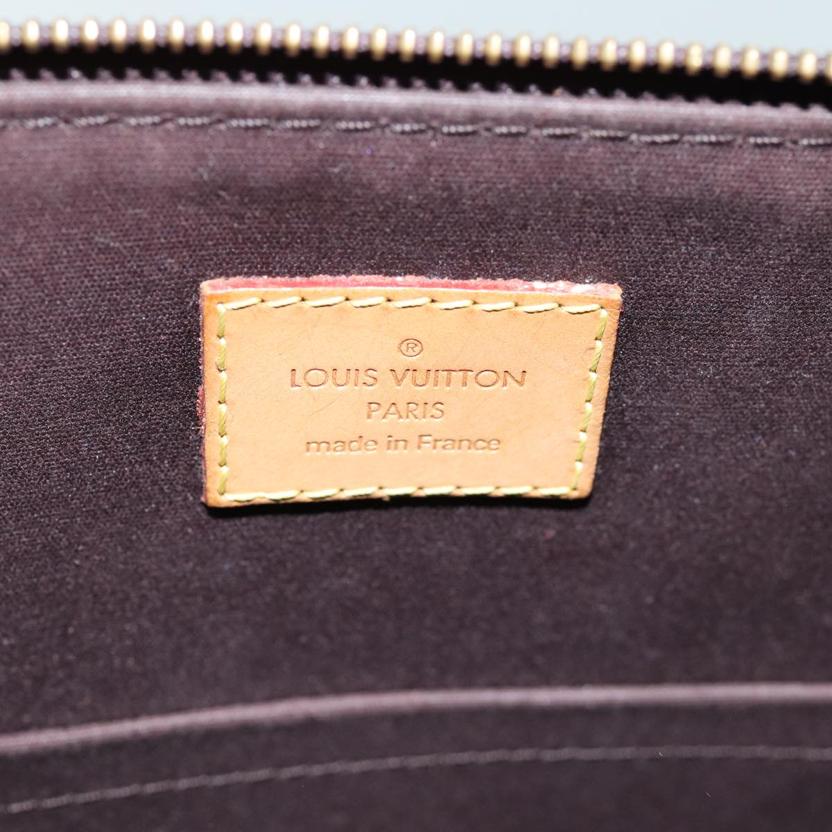 LOUIS VUITTON Monogram Vernis Bellevue GM Tote Bag Amarante M93589 LV 74534