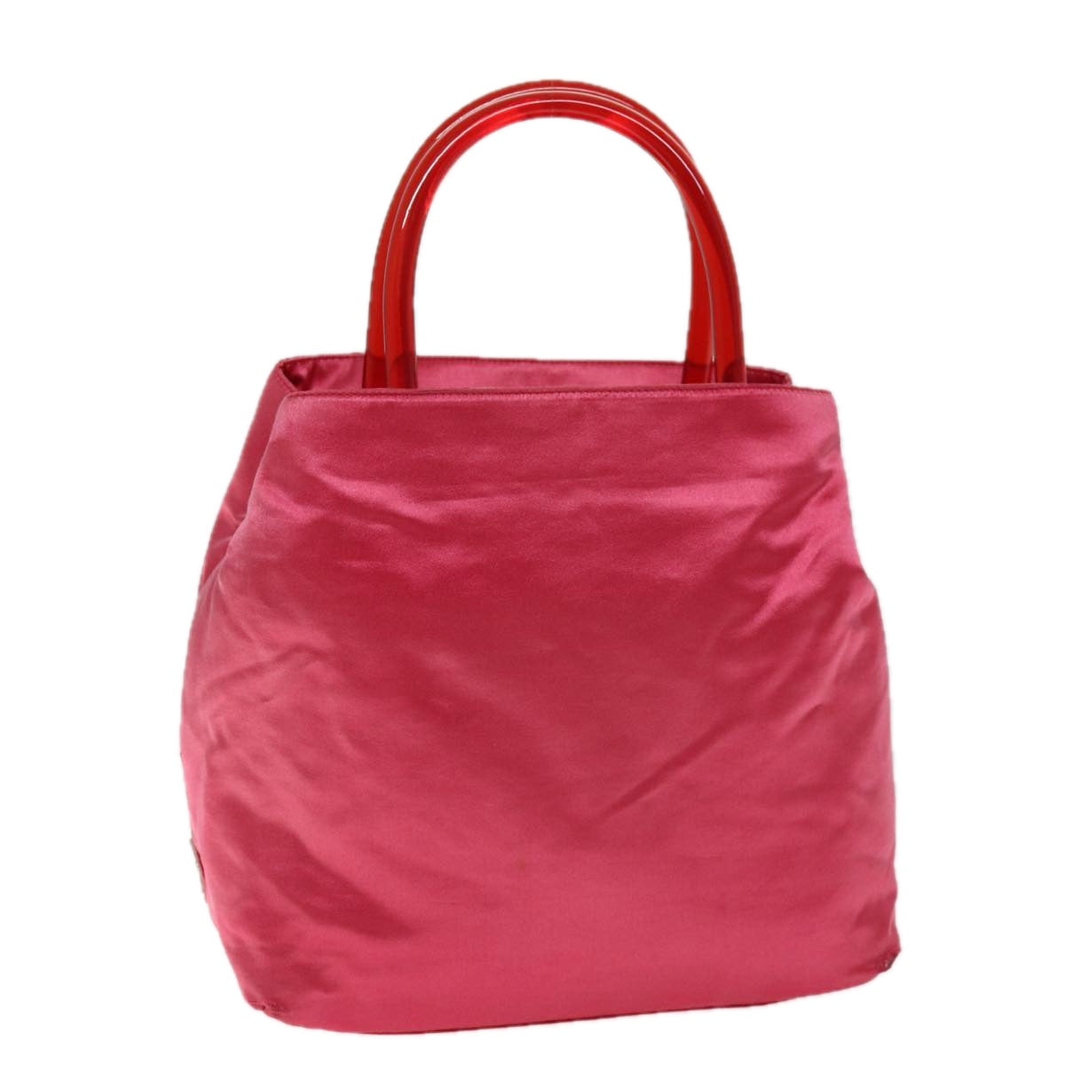 Luxury PradaHand Bag Satin Pink 74537