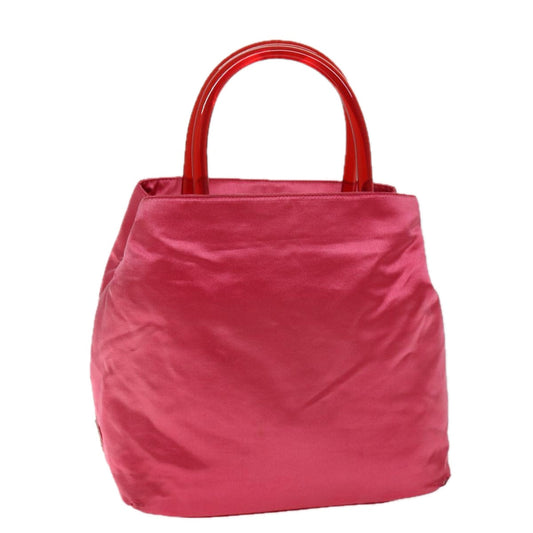 Luxury PradaHand Bag Satin Pink 74537