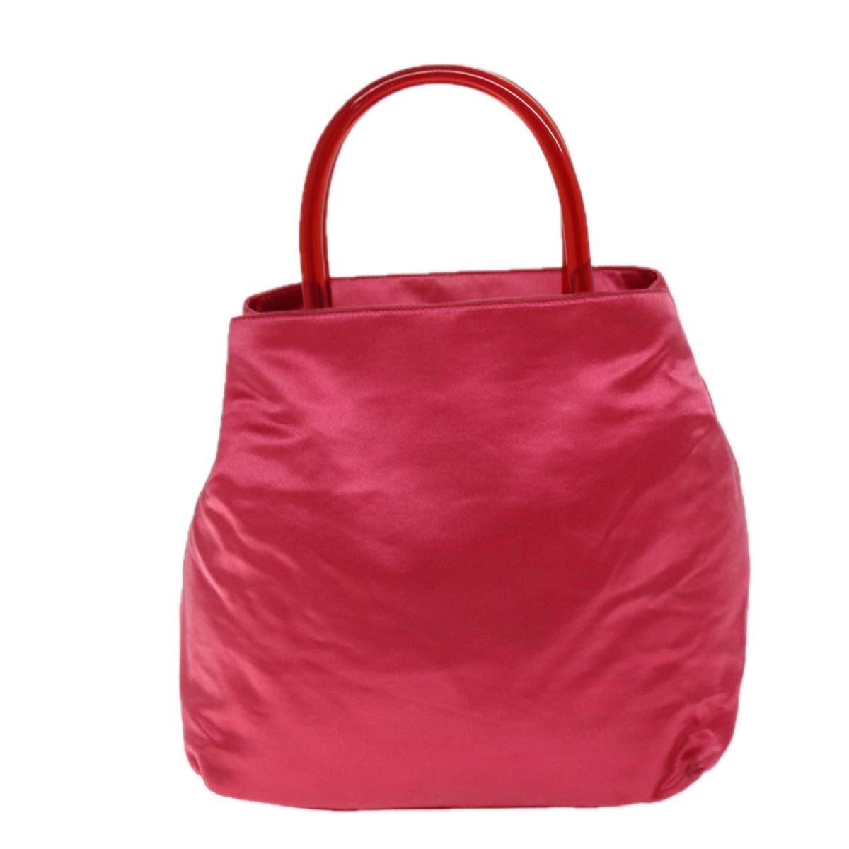Luxury PradaHand Bag Satin Pink 74537