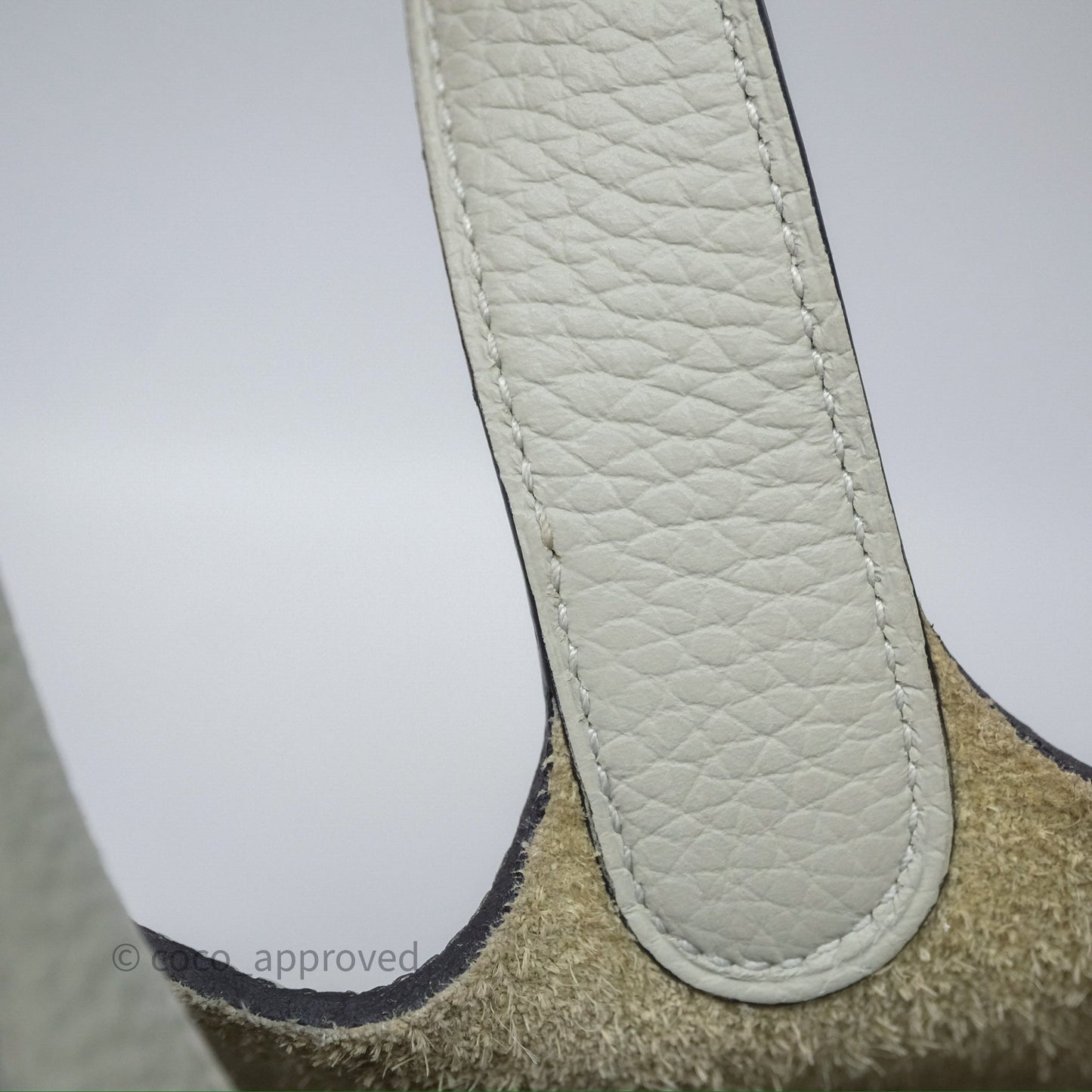 Hermès Picotin Lock 18 Gris Névé 0V Clemence Gold Hardware