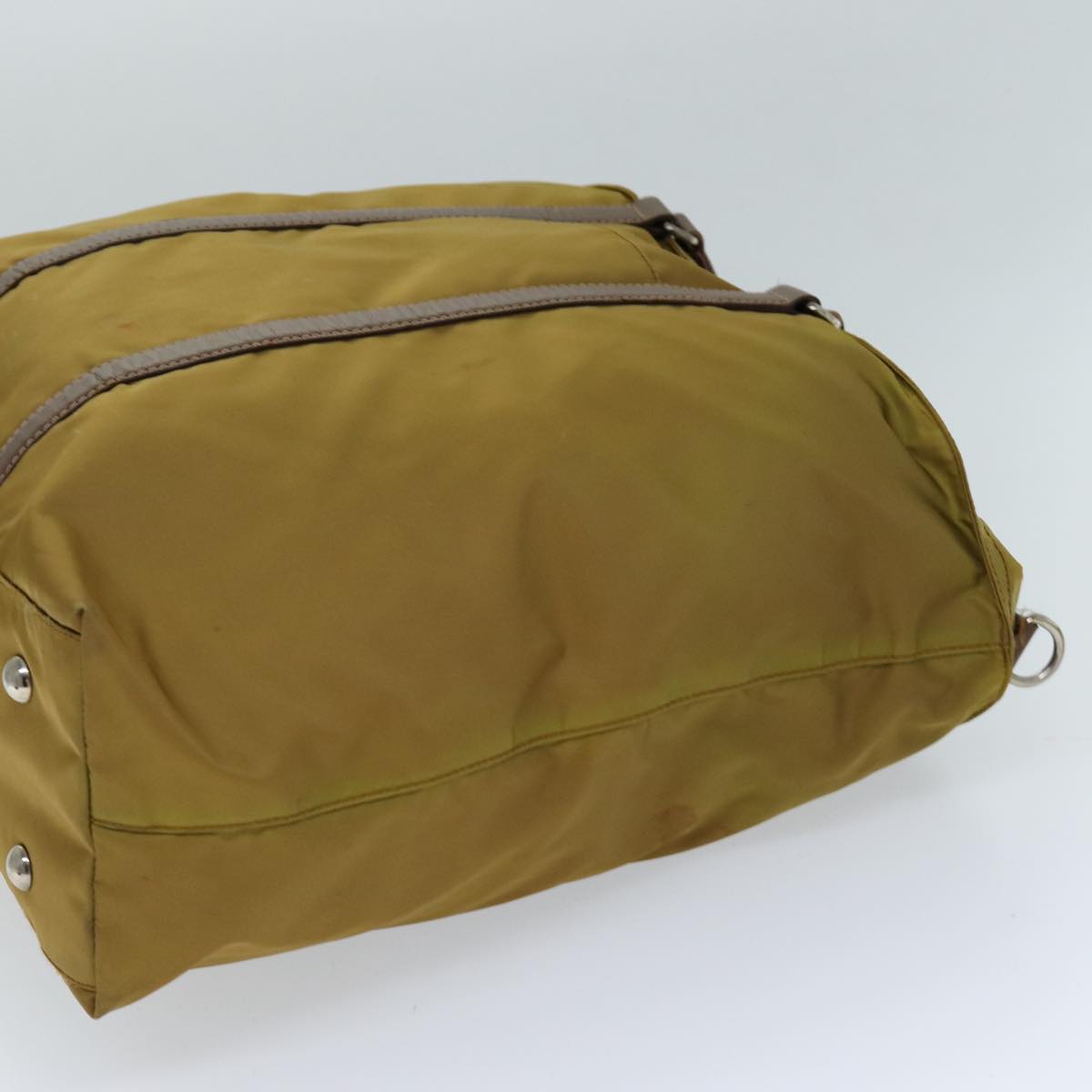 Luxury PradaHand Bag Nylon 2way Brown 74577