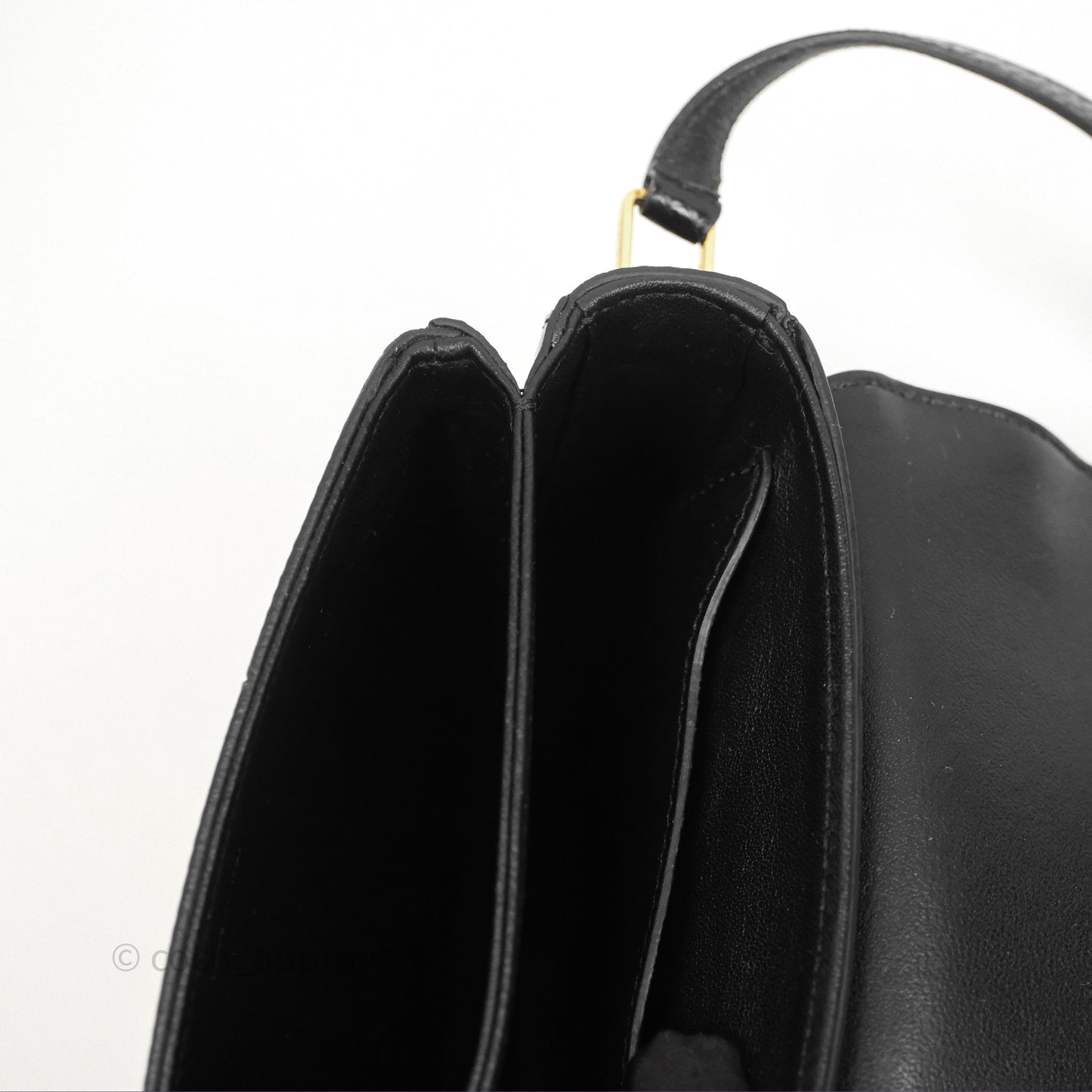 Celine Lizard Small Pampille C Bag Black Gold Hardware