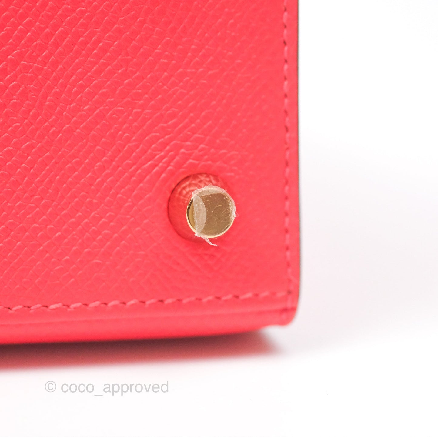 Hermès Kelly 25 Sellier Rose Jaipur Epsom Gold Hardware