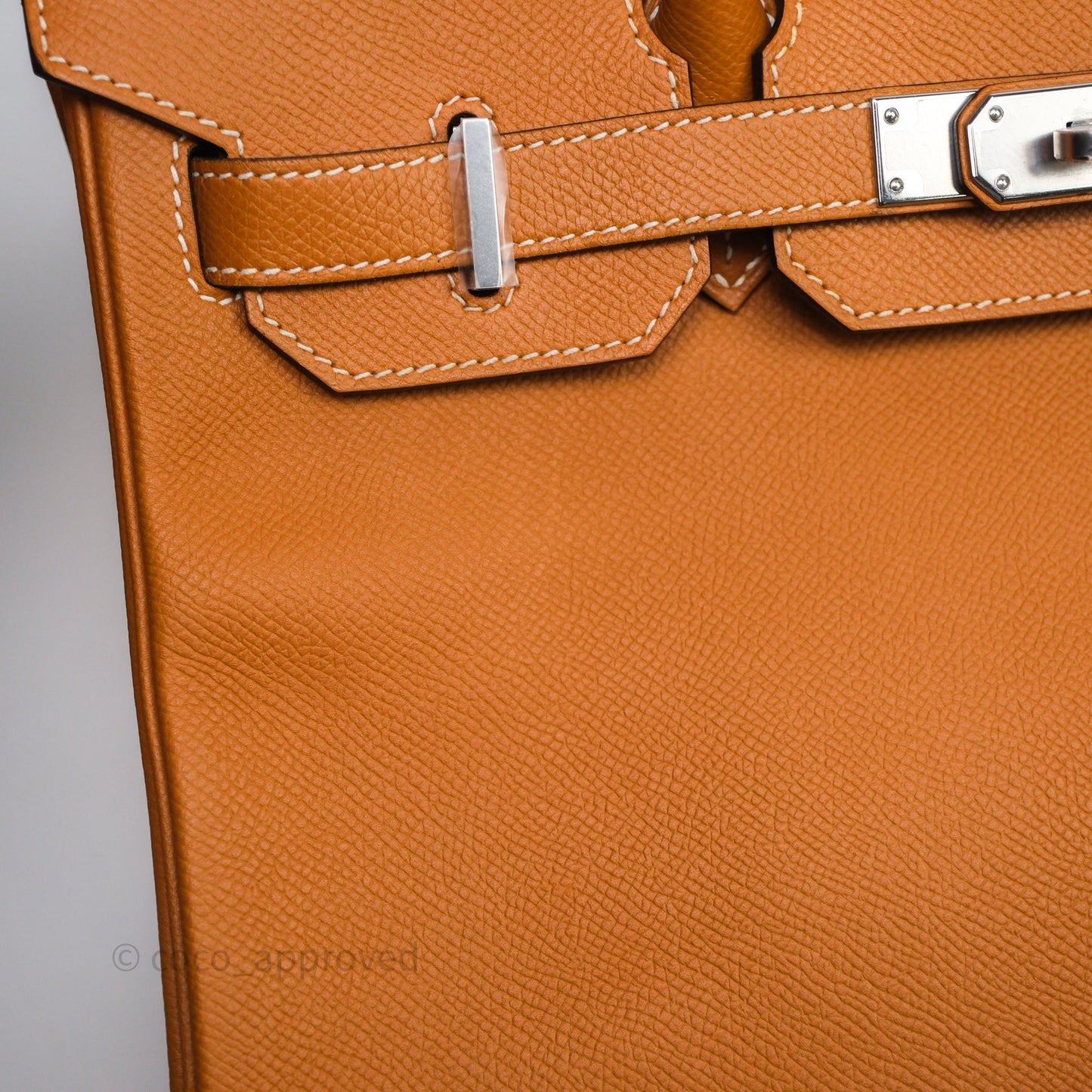 Hermes Birkin 30 Toffee Epsom Palladium Hardware