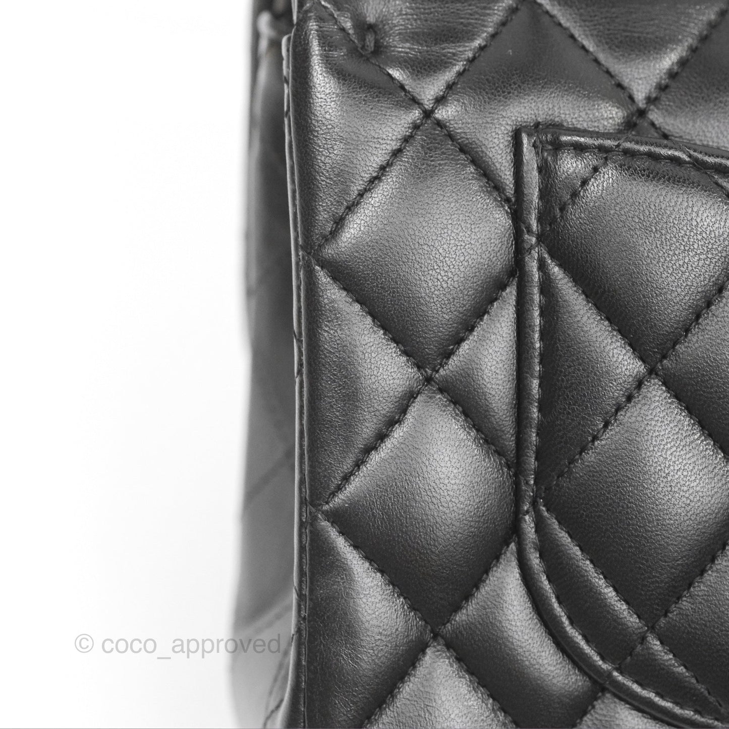 Chanel Small Classic Quilted Flap Black Lambskin Rose Gold Hardware