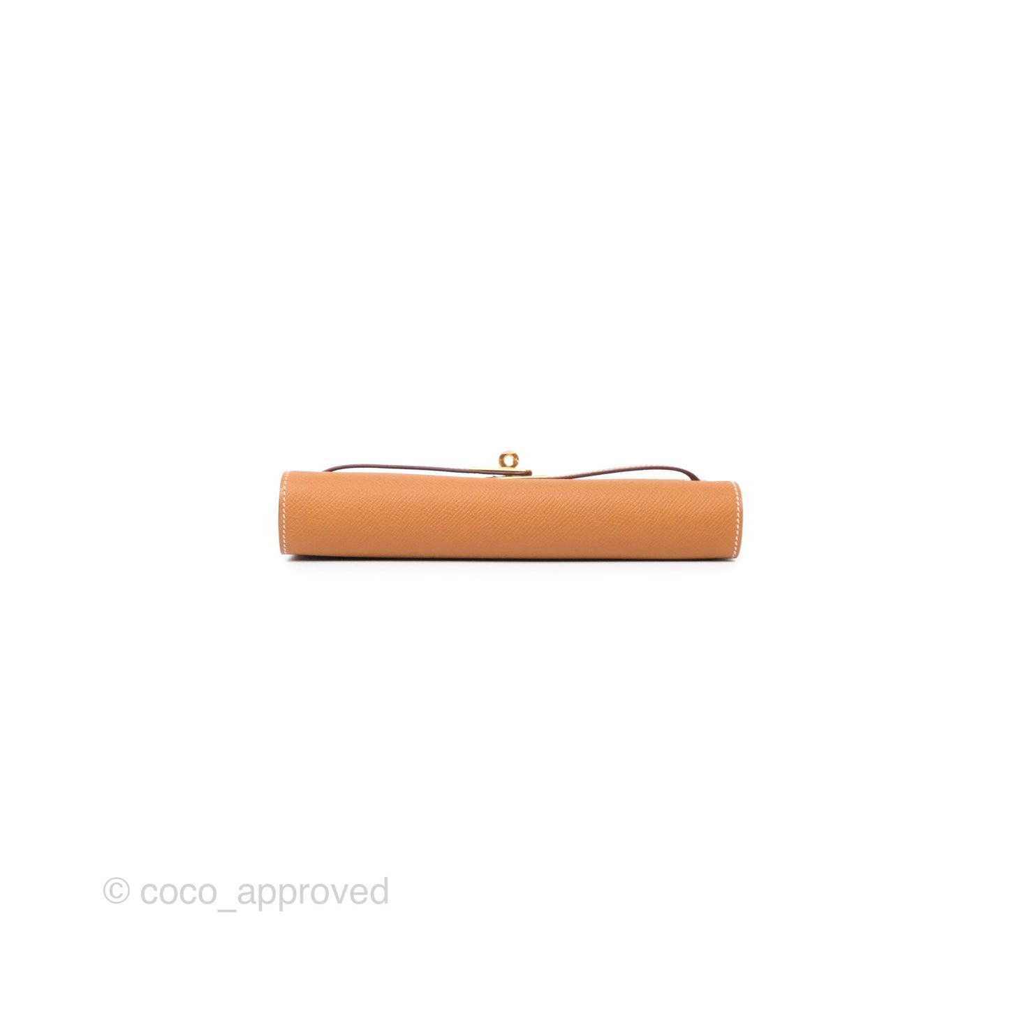 Hermès Kelly To Go Wallet Gold 37 Epsom Gold Hardware