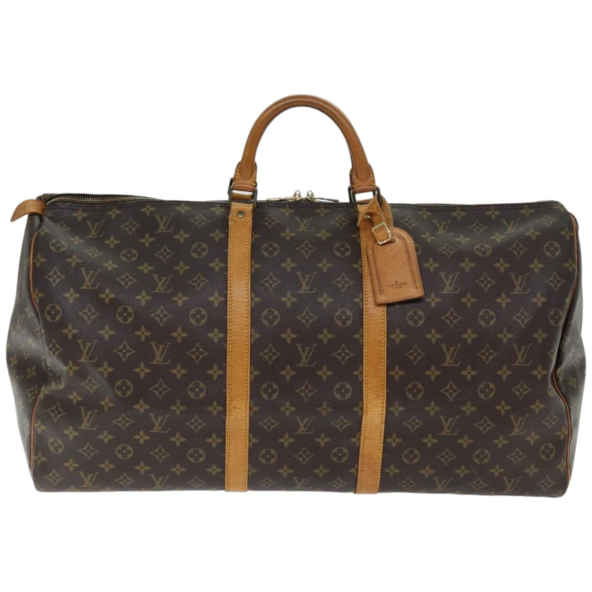 LOUIS VUITTON Monogram Keepall 60 Boston Bag M41422 LV 74725