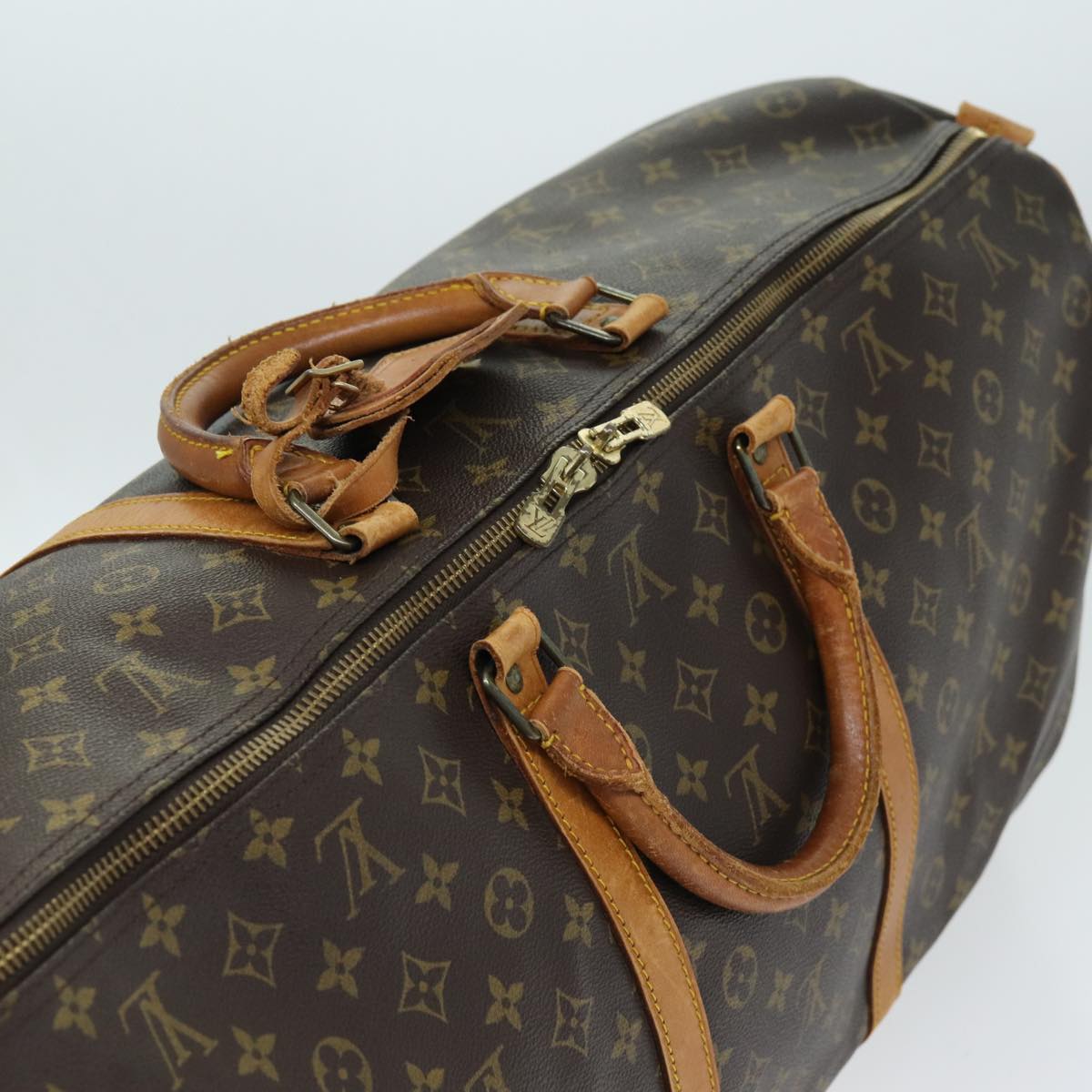 LOUIS VUITTON Monogram Keepall 60 Boston Bag M41422 LV 74725