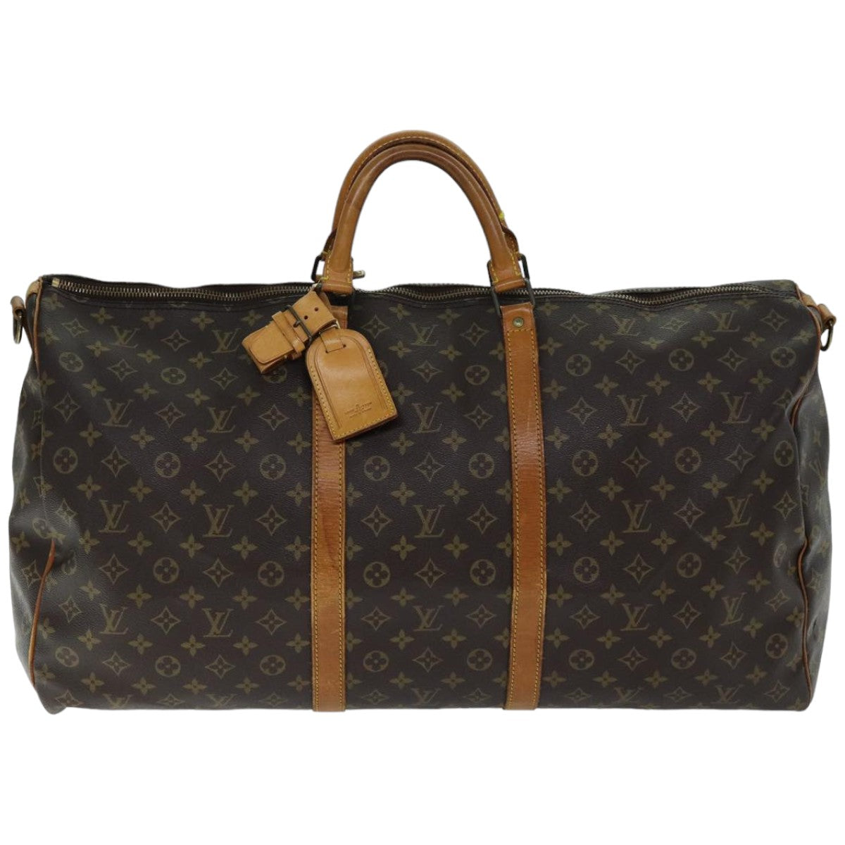 LOUIS VUITTON Monogram Keepall Bandouliere 60 Boston Bag M41412 LV 74731