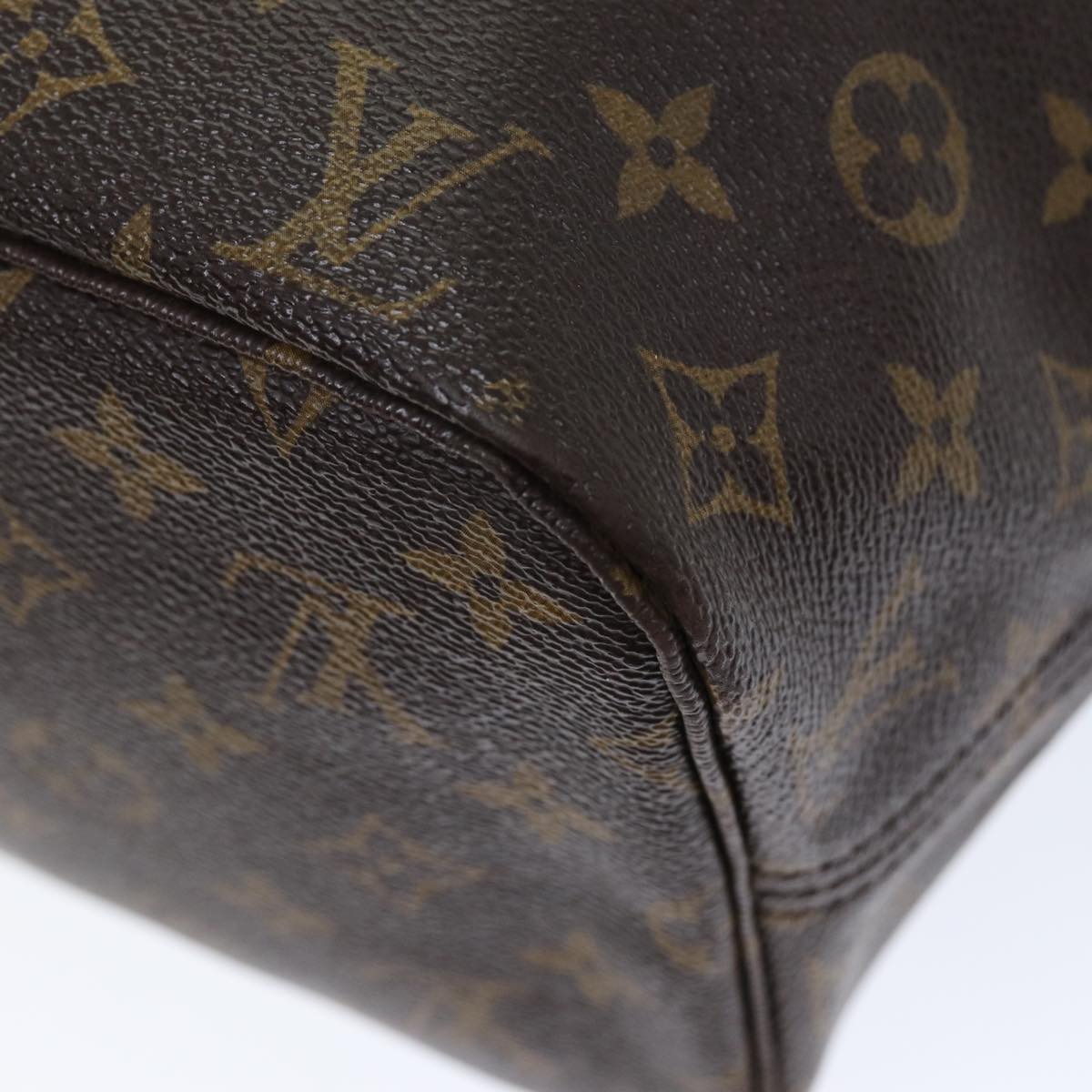 LOUIS VUITTON Monogram Neverfull MM Tote Bag M40156 LV 74751