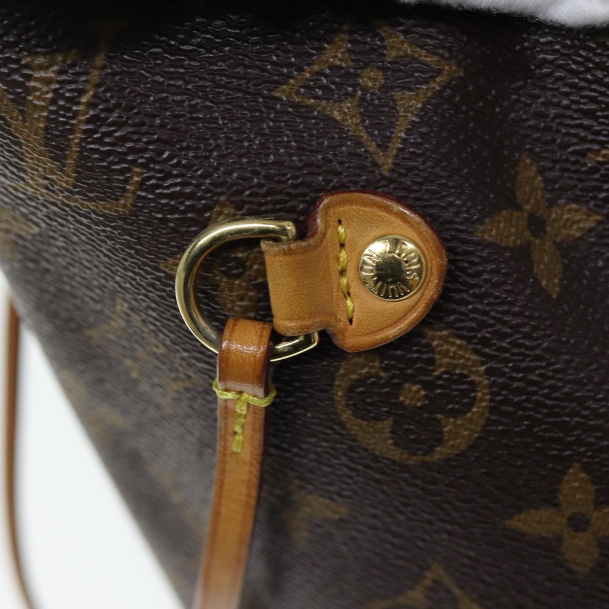 LOUIS VUITTON Monogram Neverfull MM Tote Bag M40156 LV 74751
